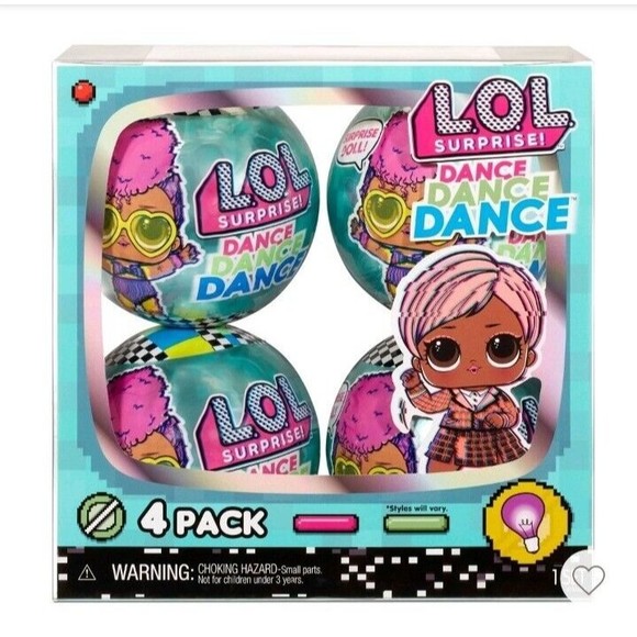 LOL Surprise Dance Dance Dance Dolls 4 Pack L.O.L - Picture 1 of 4